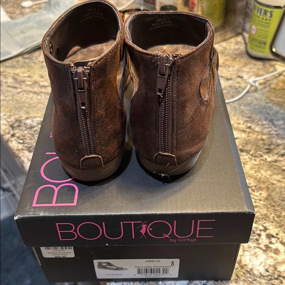 Brown Women's Sandals - Picture 2 of 2